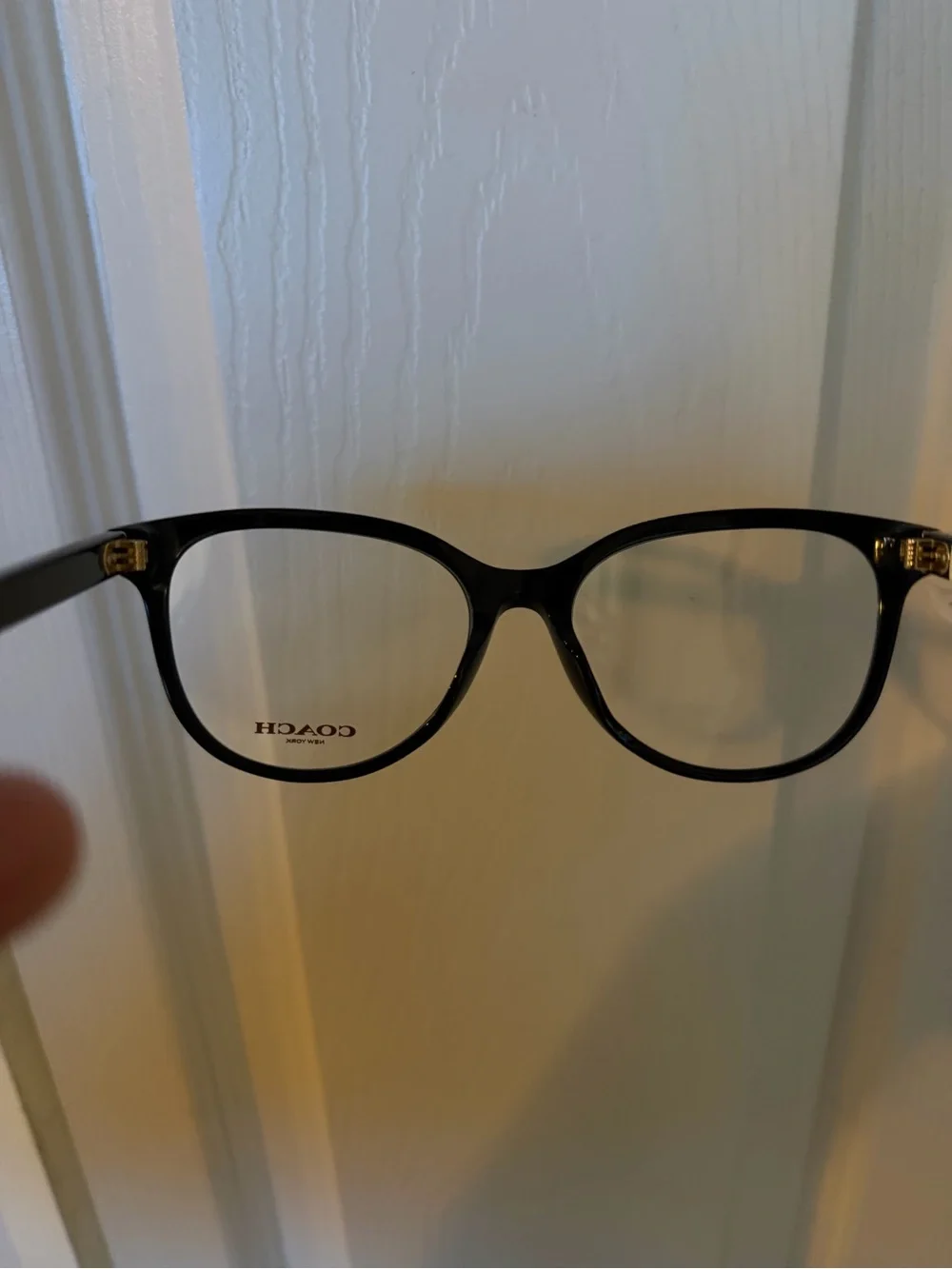 Coach Black Cat-Eye Women's Eyeglasses